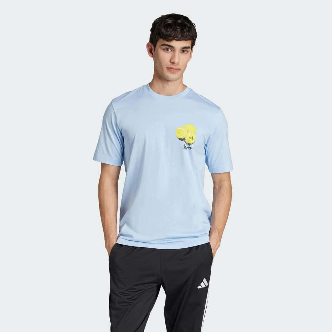 Adidas Lounge Still Life Lemons Graphic T-Shirt