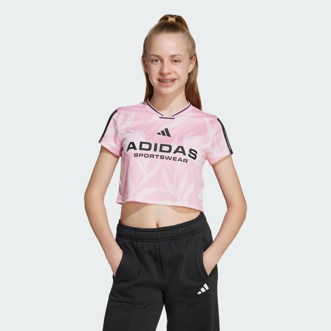 House of Tiro Colors of Football Crop T-Shirt Kids