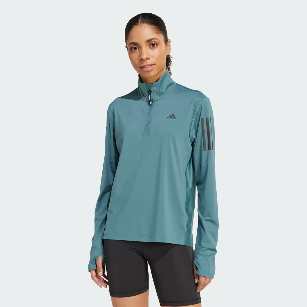 Adidas Own the Run Half-Zip Jakke