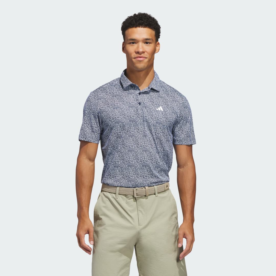Adidas ULTIMATE365 FEATHER PRINT POLO SHIRT