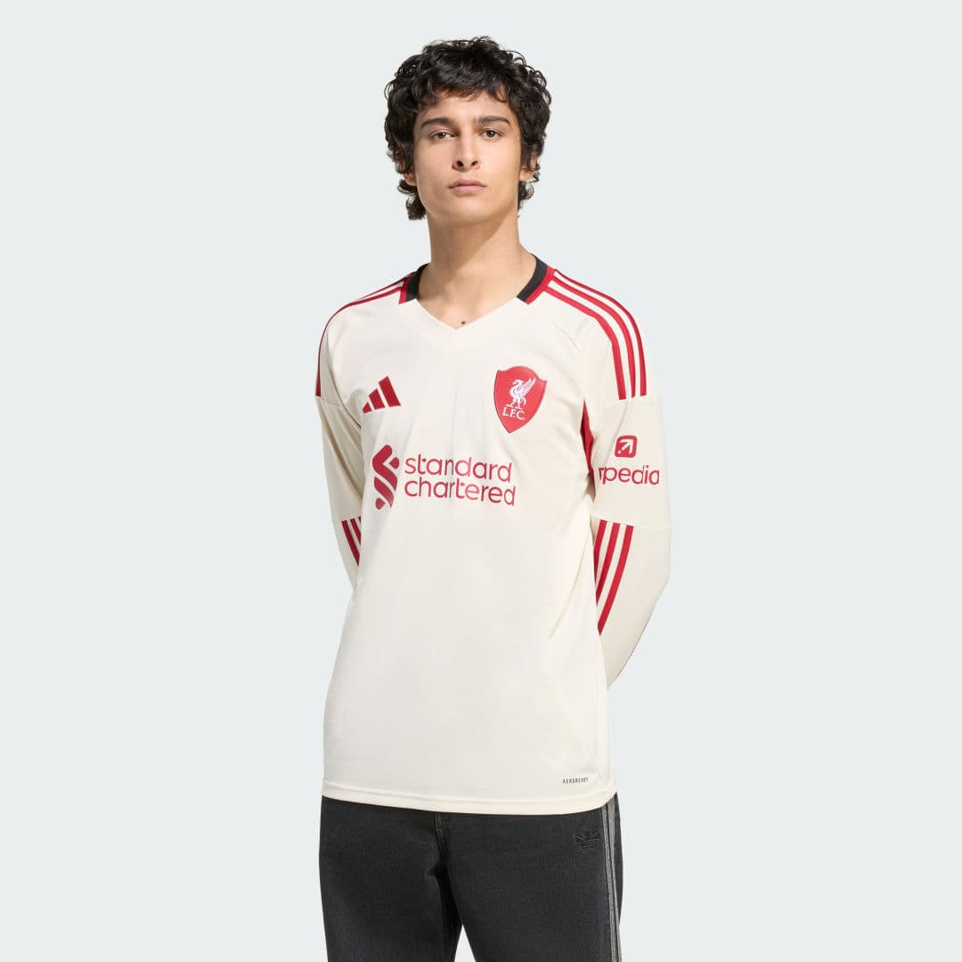 Adidas Liverpool FC 25/26 Long Sleeve Bortetrøye