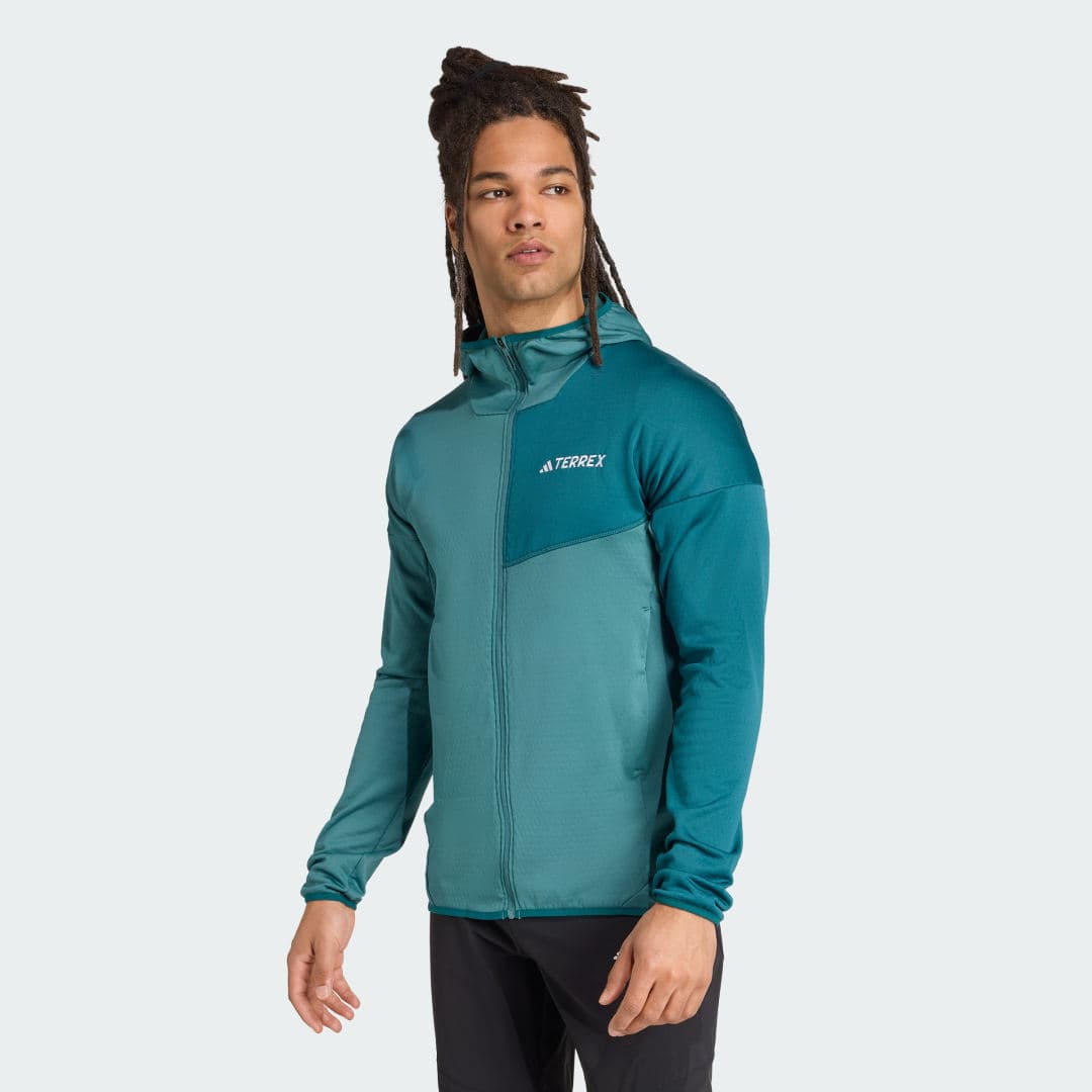 Terrex Xperior CLIMAWARM Light Fleece Hooded Jakke