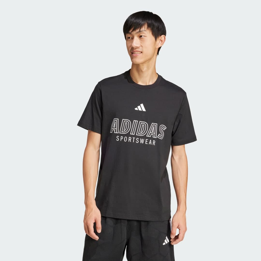 Adidas House of Tiro Linear Graphic T-Shirt