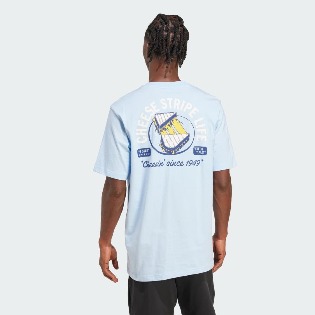 Adidas Food Grilled Cheese Graphic T-skjorte