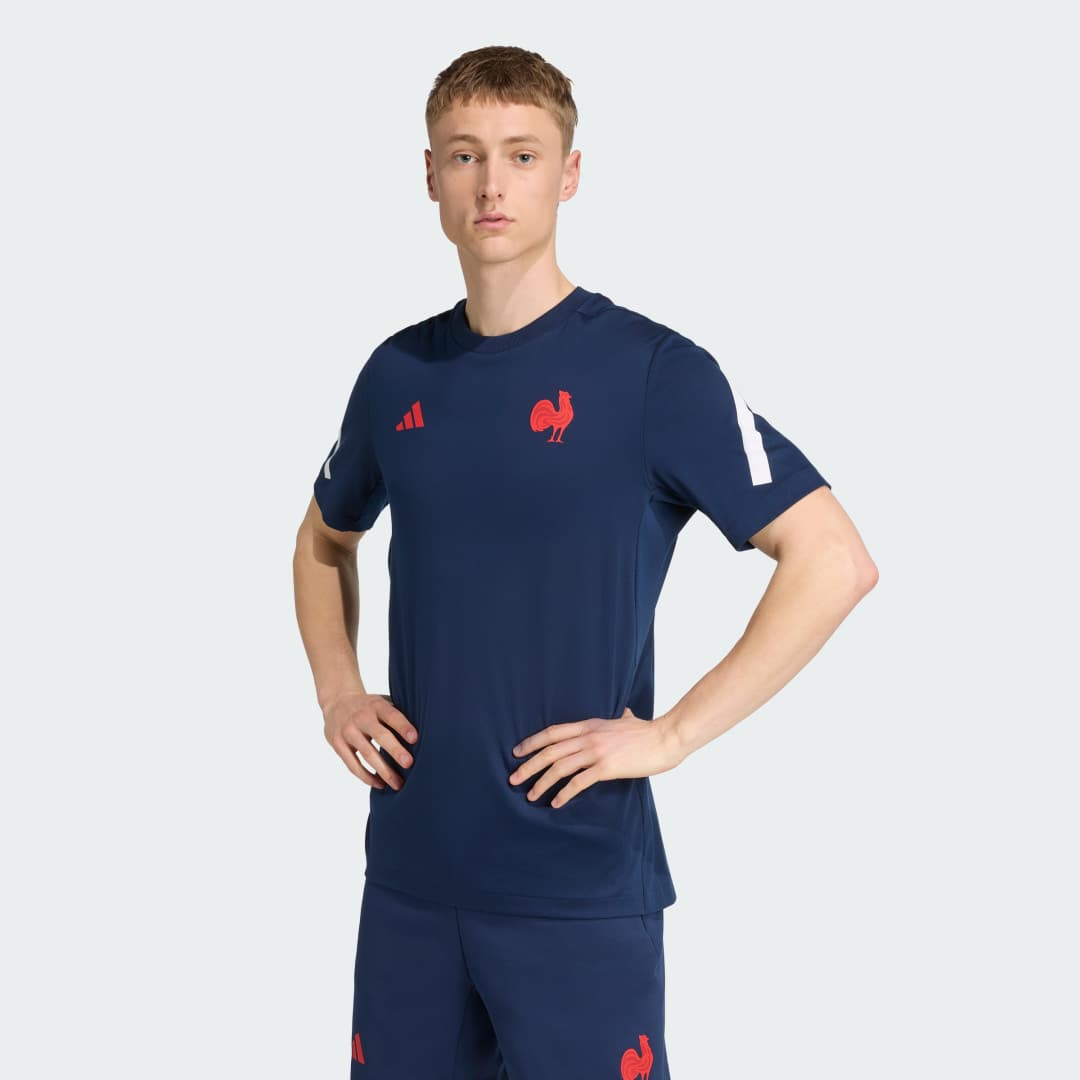 Adidas Frankrike Travel T-skjorte