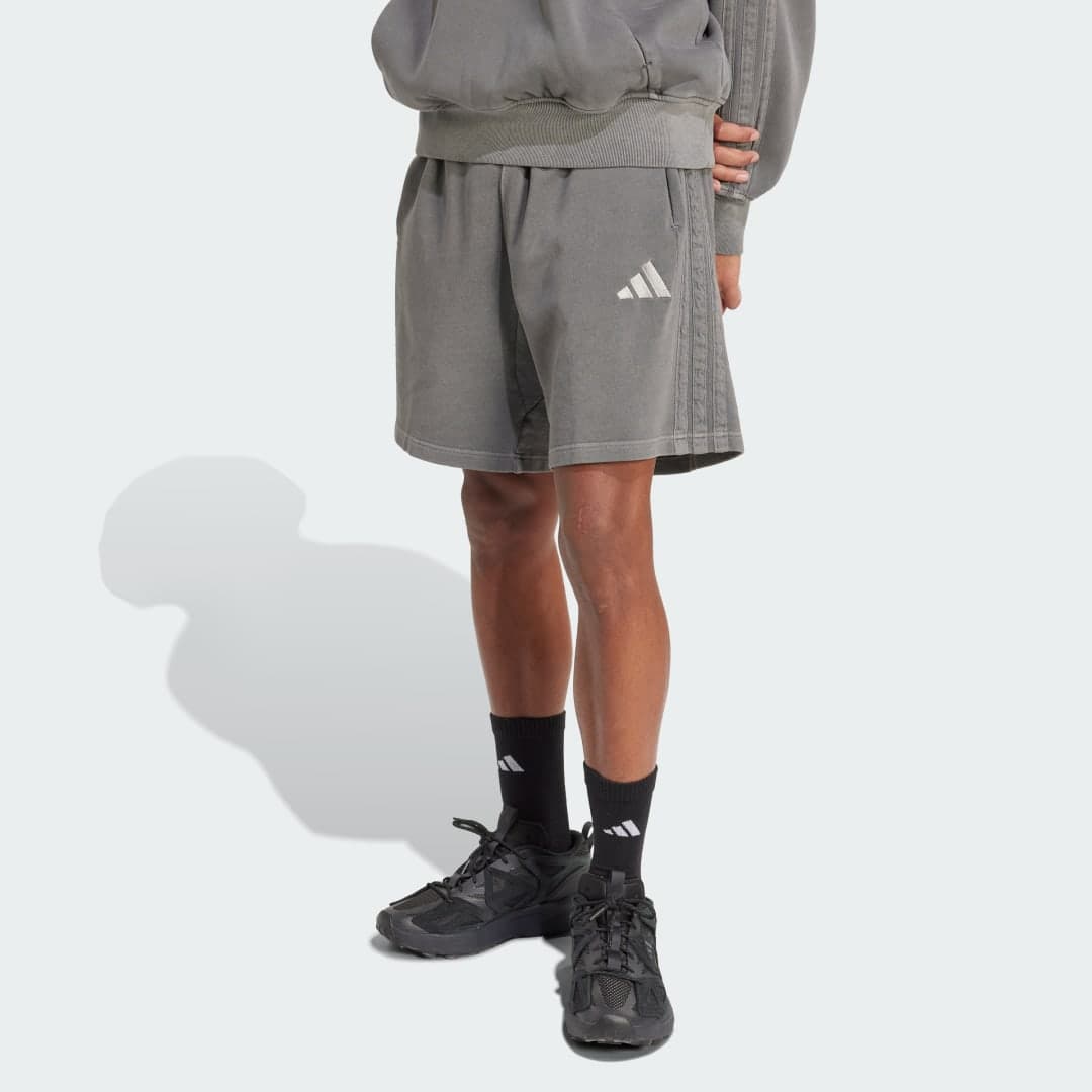 Adidas ALL SZN French Terry Washed 8 Inch Shorts