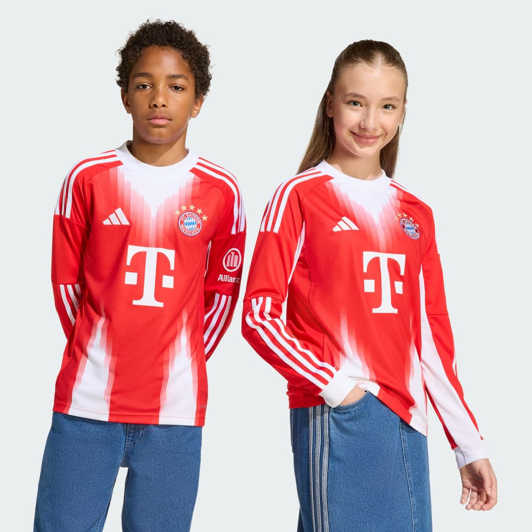 Adidas FC Bayern 25/26 Long Sleeve Hjemmetrøye