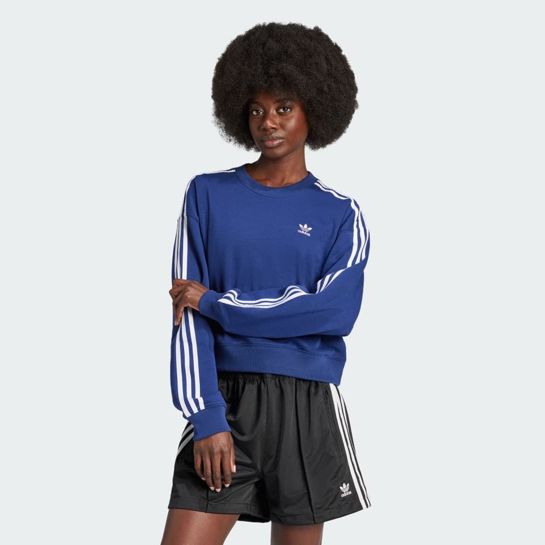 Adidas 3-Stripes Crew Sweatshirt