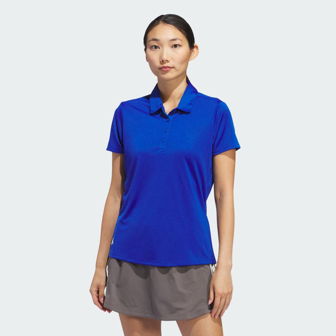 Women's Solid Performance Short Sleeve Poloskjorte