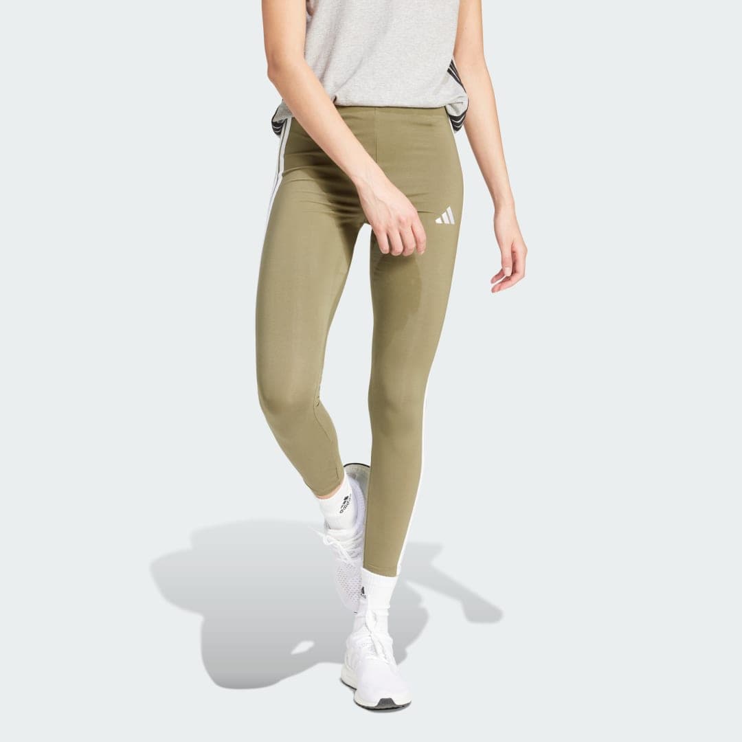 Adidas Essentials 3-Stripes Cotton Tights