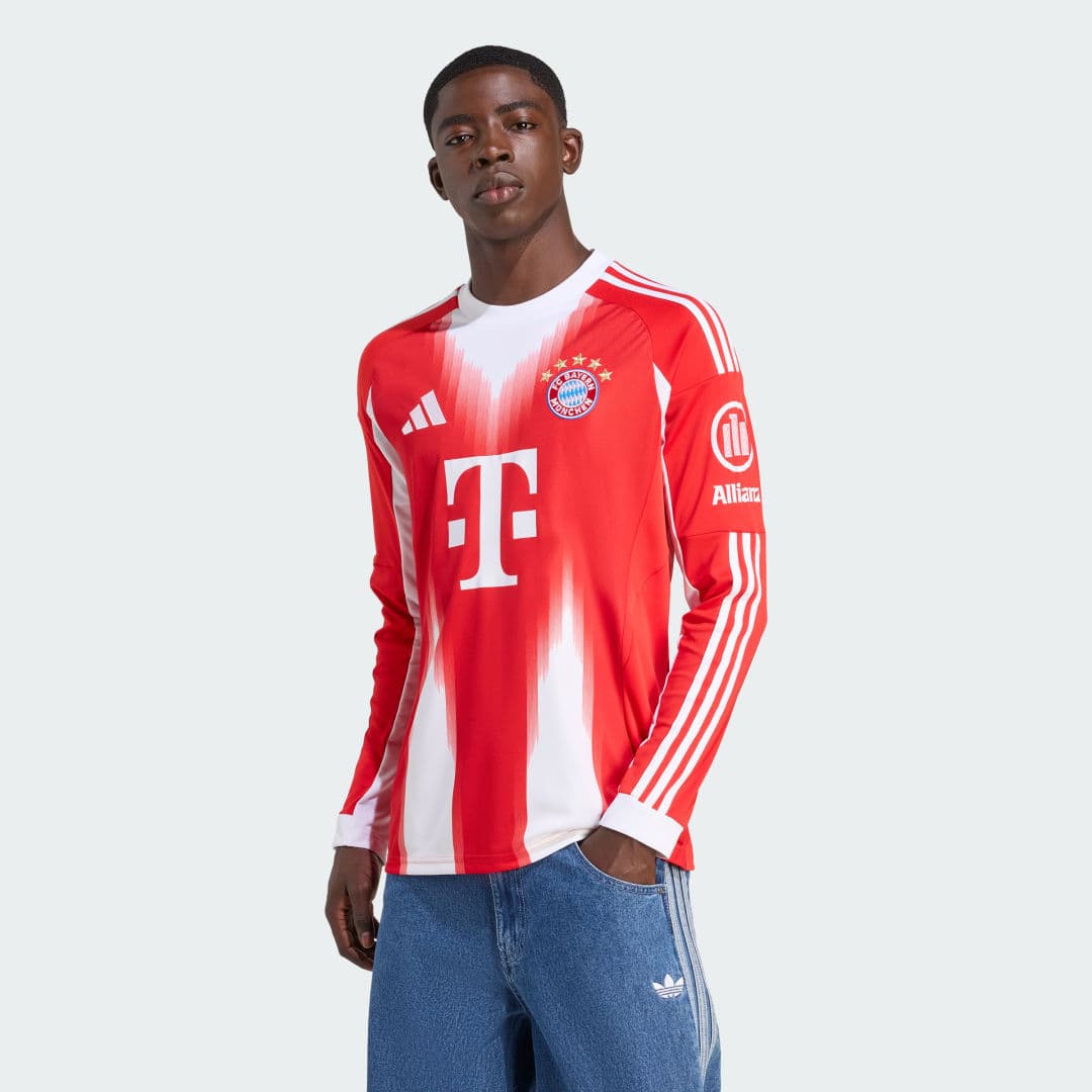 Adidas FC Bayern 25/26 Long Sleeve Hjemmetrøye