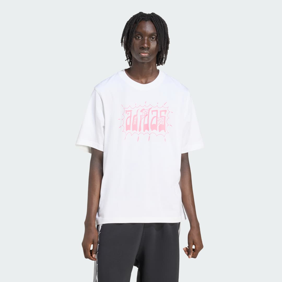 Adidas Distressed Oversized T-Shirt