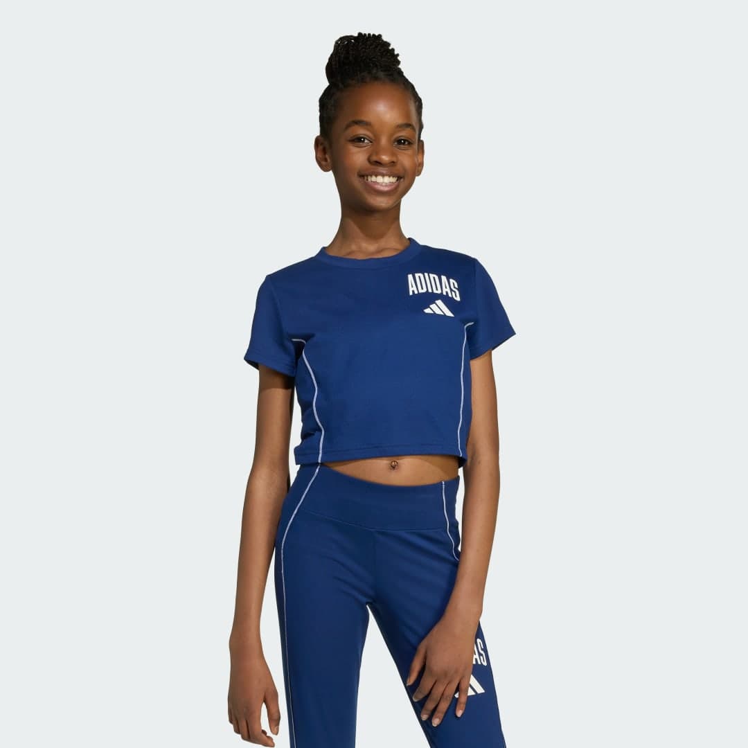Train Essentials Collegiate Print T-skjorte