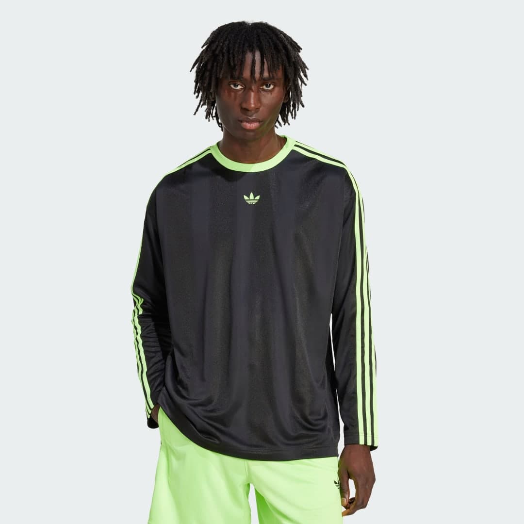 Adidas adidas Adicolor Jacquard Long-Sleeve Trøye