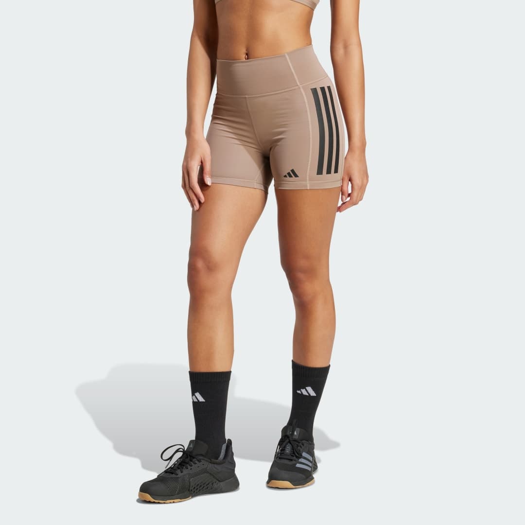 Optimé 3-Stripes 1/4 Short Tights