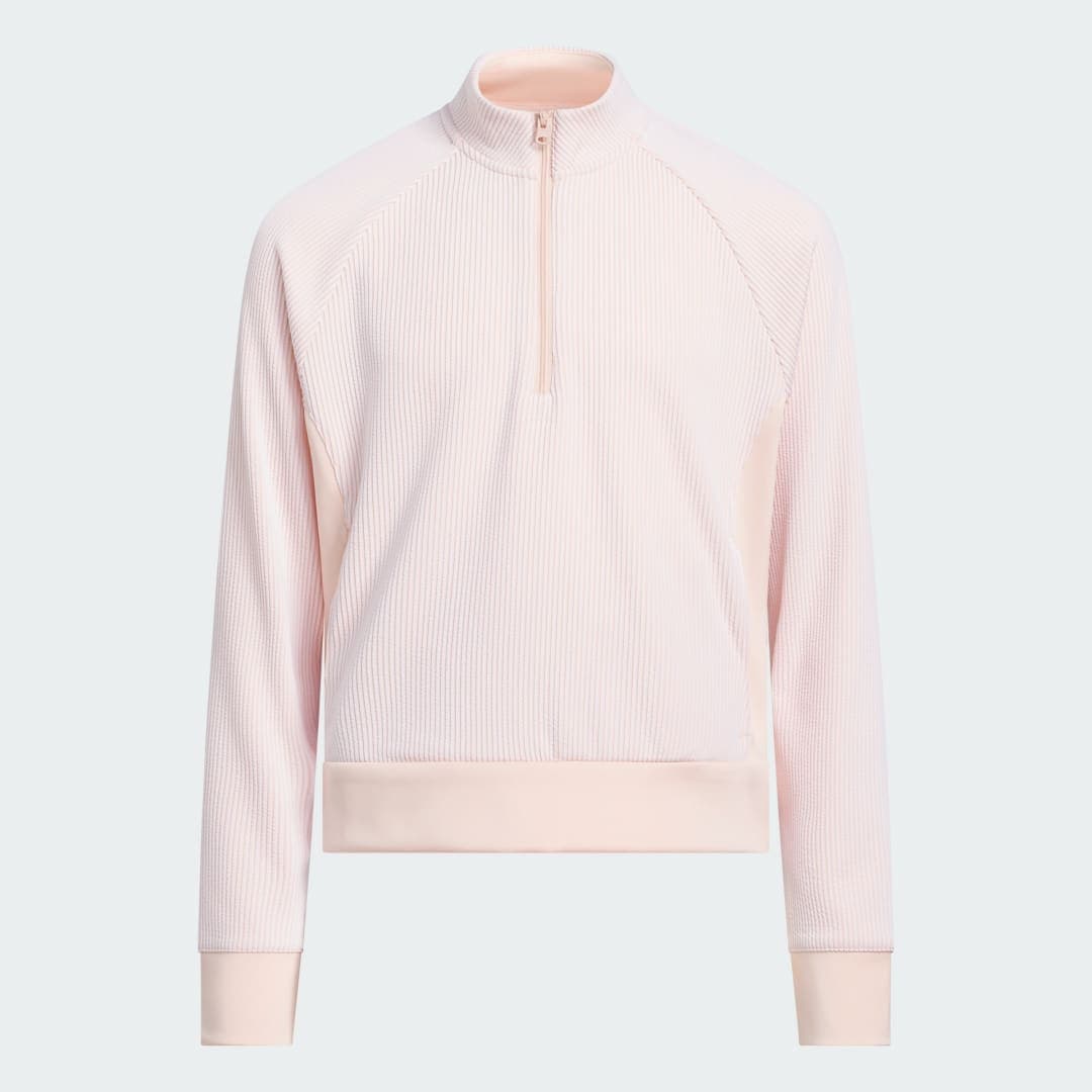 Adidas GIRLS TEXTURED QUARTER ZIP Overdel