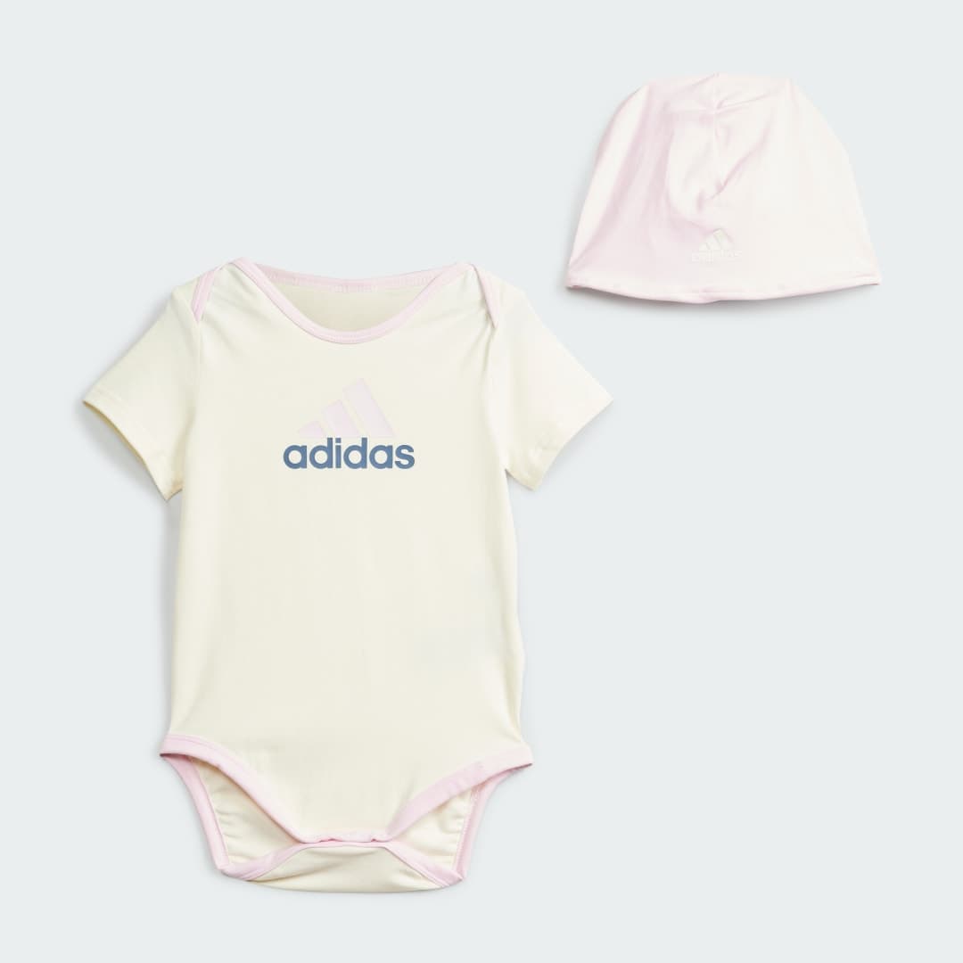 Essentials Big Logo Bodysuit and Beanie Gavesett, barn
