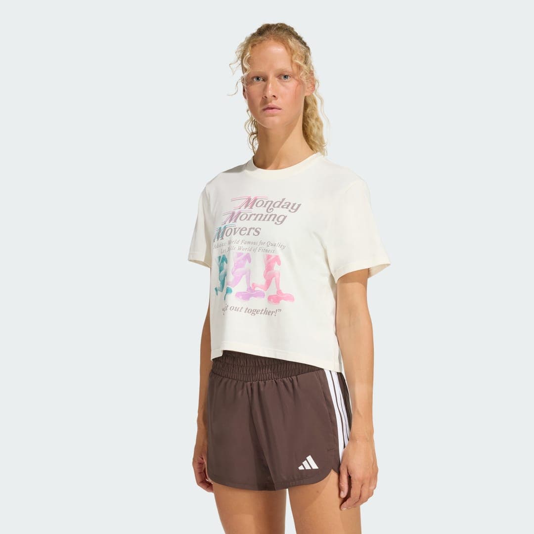 Adidas LESMILLS MOVERS GRAPHIC T-SKJORTE
