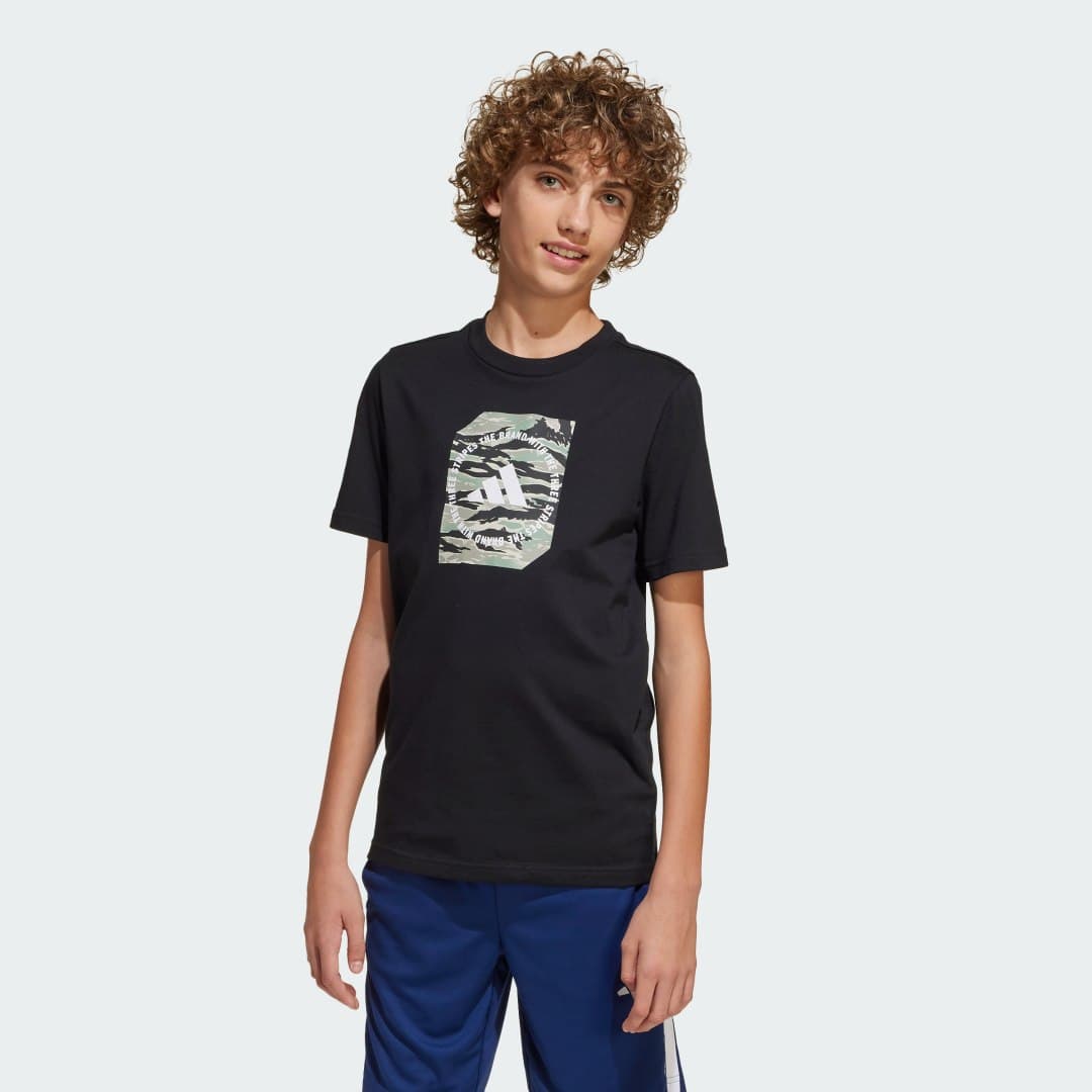 Adidas Camo Box T-skjorte