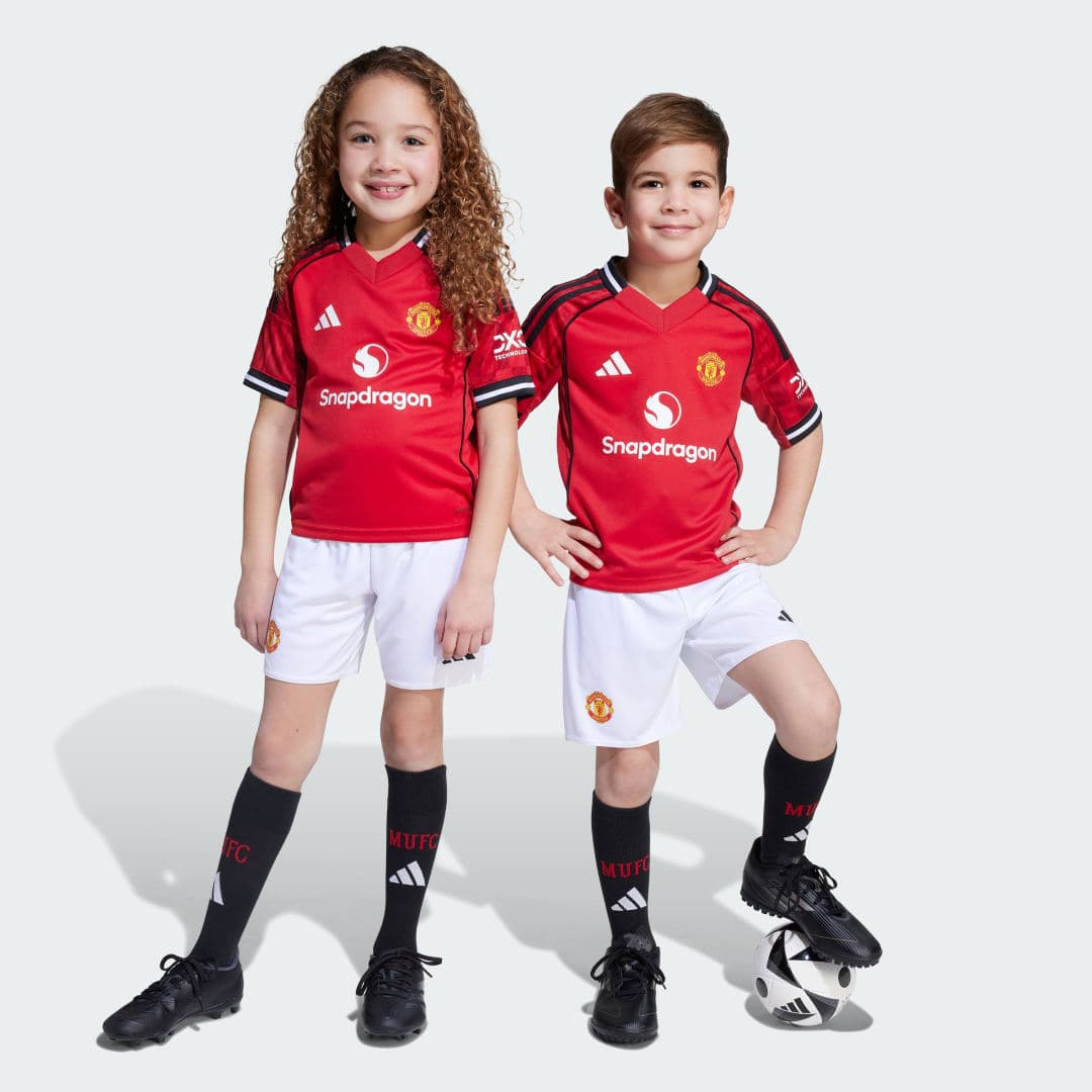 Adidas Manchester United 25/26 Hjemmedrakt, barn