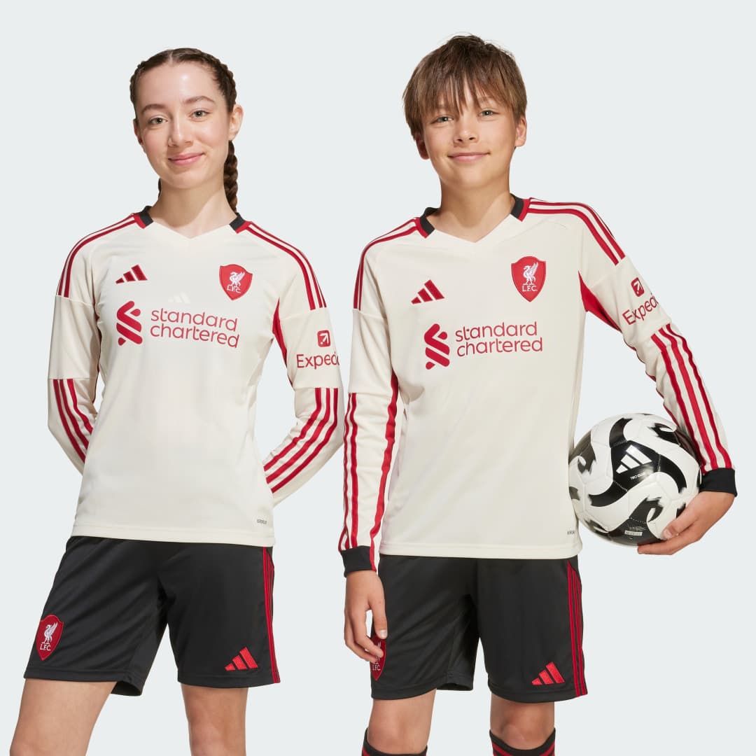 Adidas Liverpool FC 25/26 Long Sleeve Bortetrøye