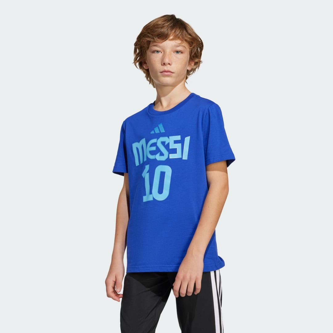 Adidas Messi Name and Number Graphic T-skjorte