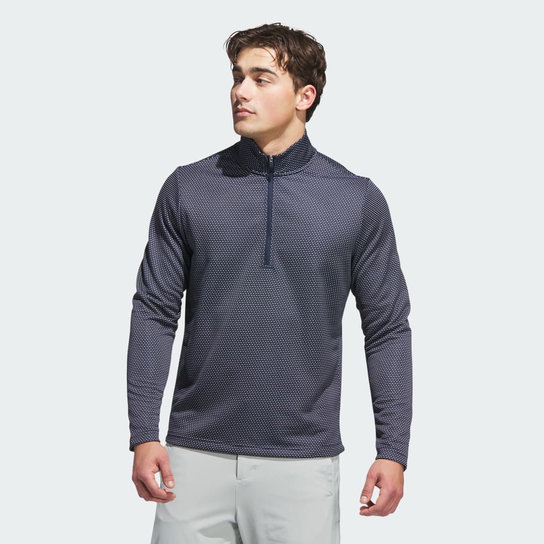 Adidas Performance Printed Quarter-Zip