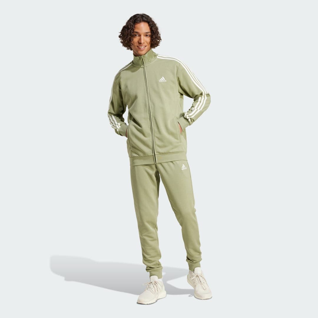 Adidas Basic 3-Stripes French Terry Treningsdress
