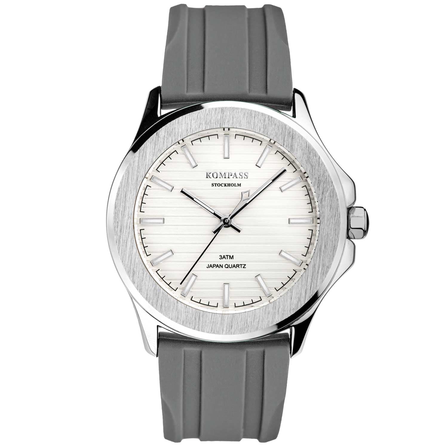 Kompass Kompass Riviera Silver Case White Dial