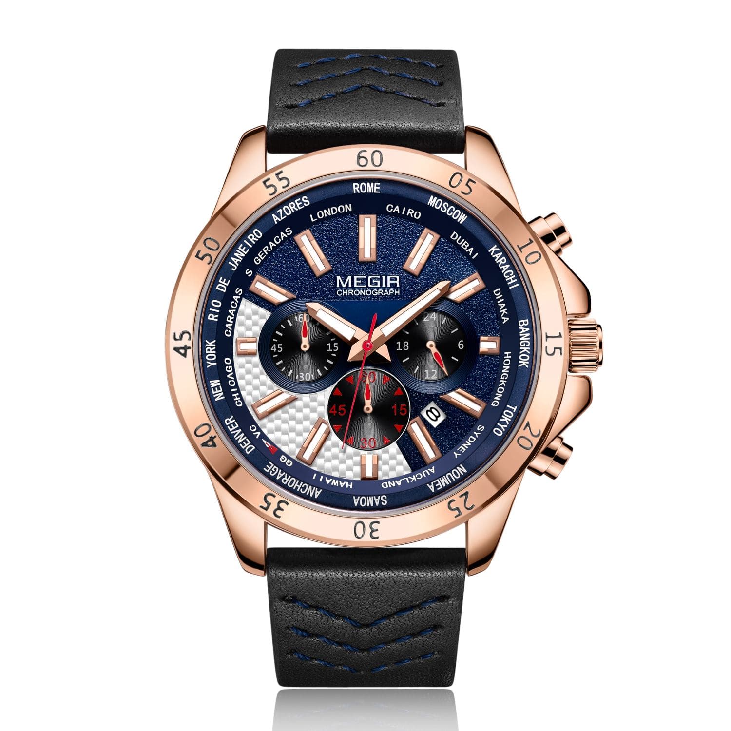 Prydligt Megir Wanderlust Rose Gold Blue