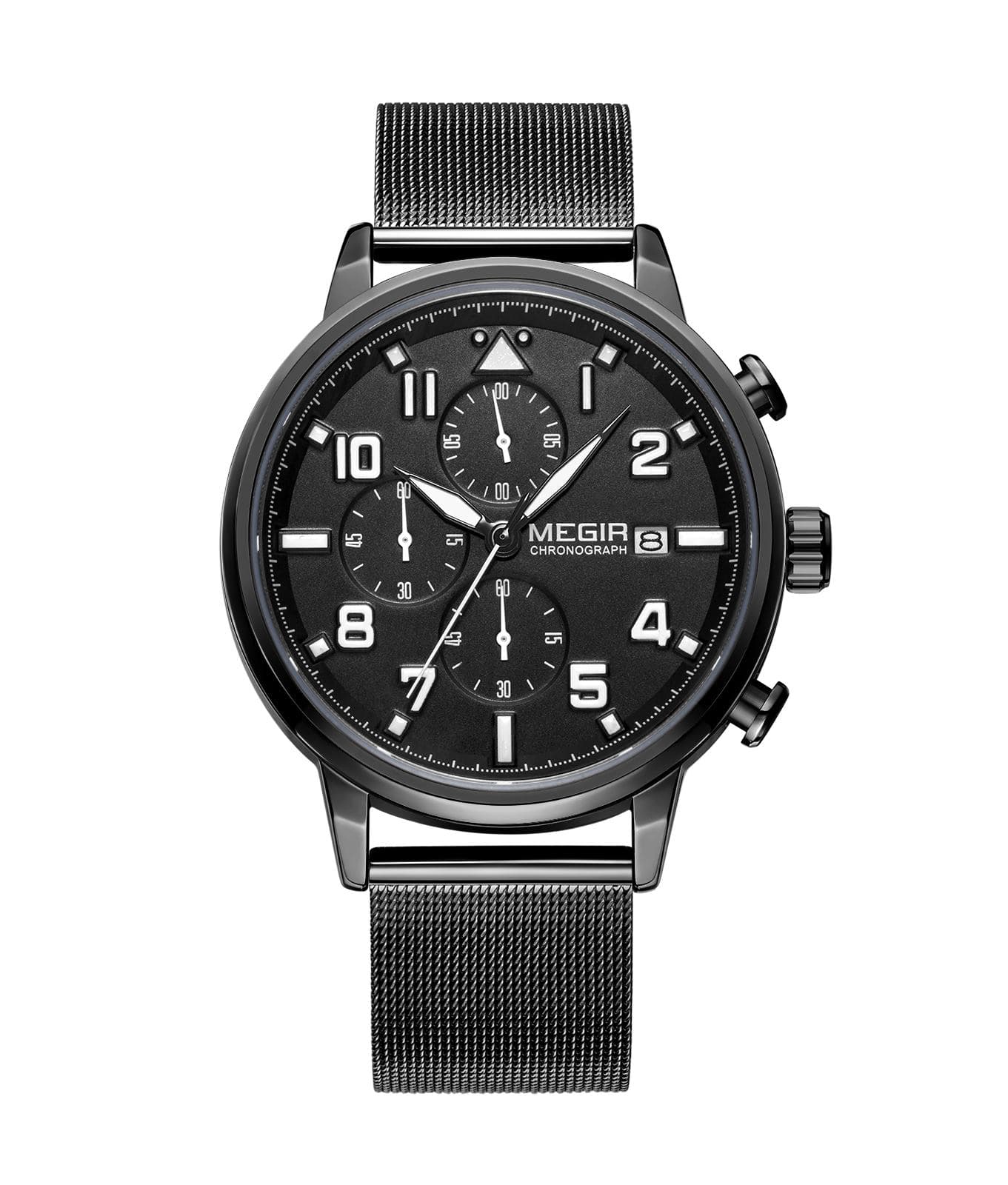 Prydligt Megir Chrono Pilot Black