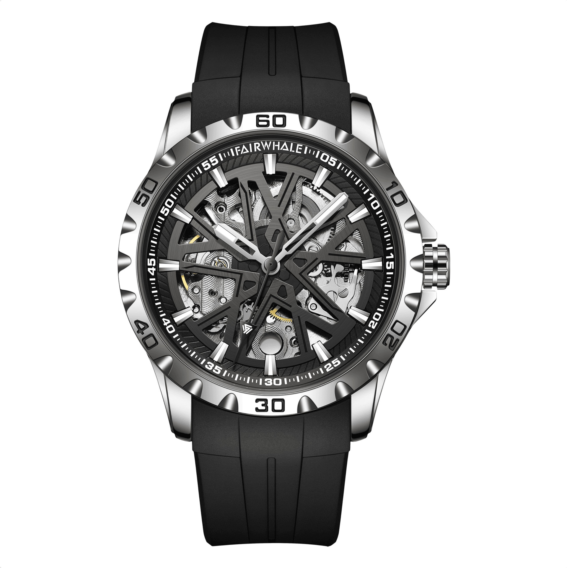 Mark Fairwhale Mark Fairwhale Thunderstone Silver Black Rubber