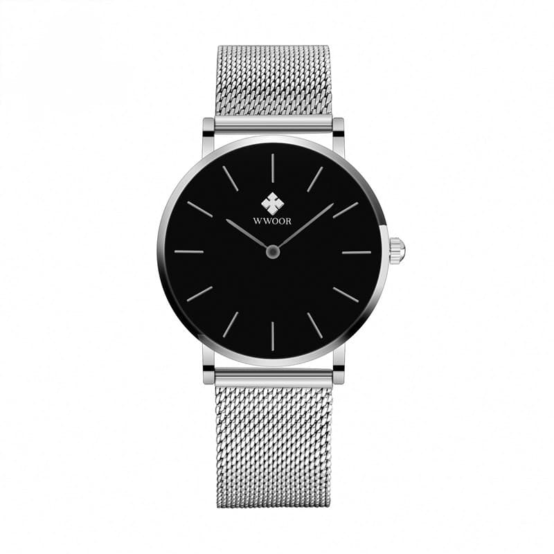 WWOOR WWOOR HourStone Silver Black