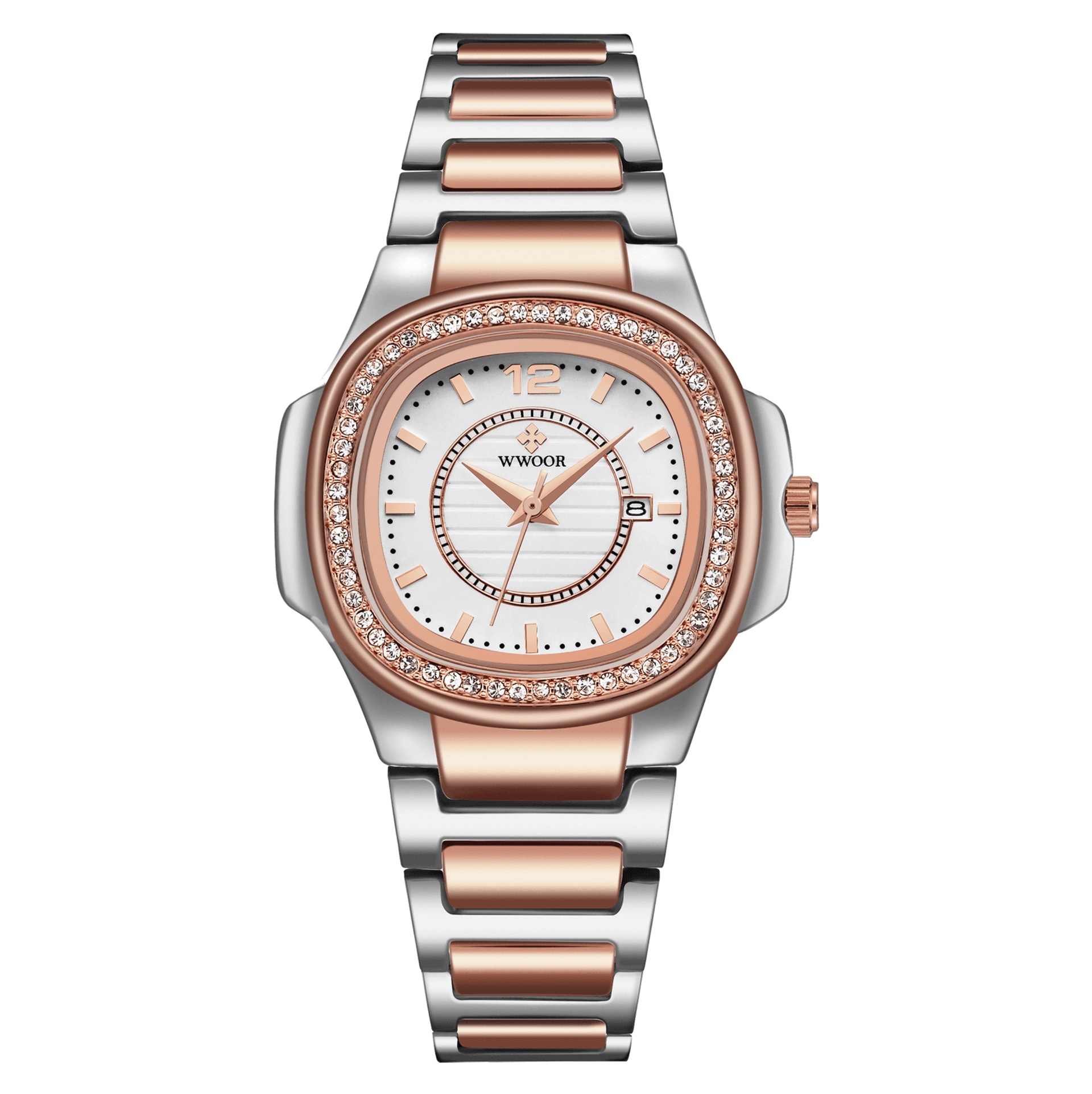 WWOOR WWOOR Sunstone Silver Rose Gold
