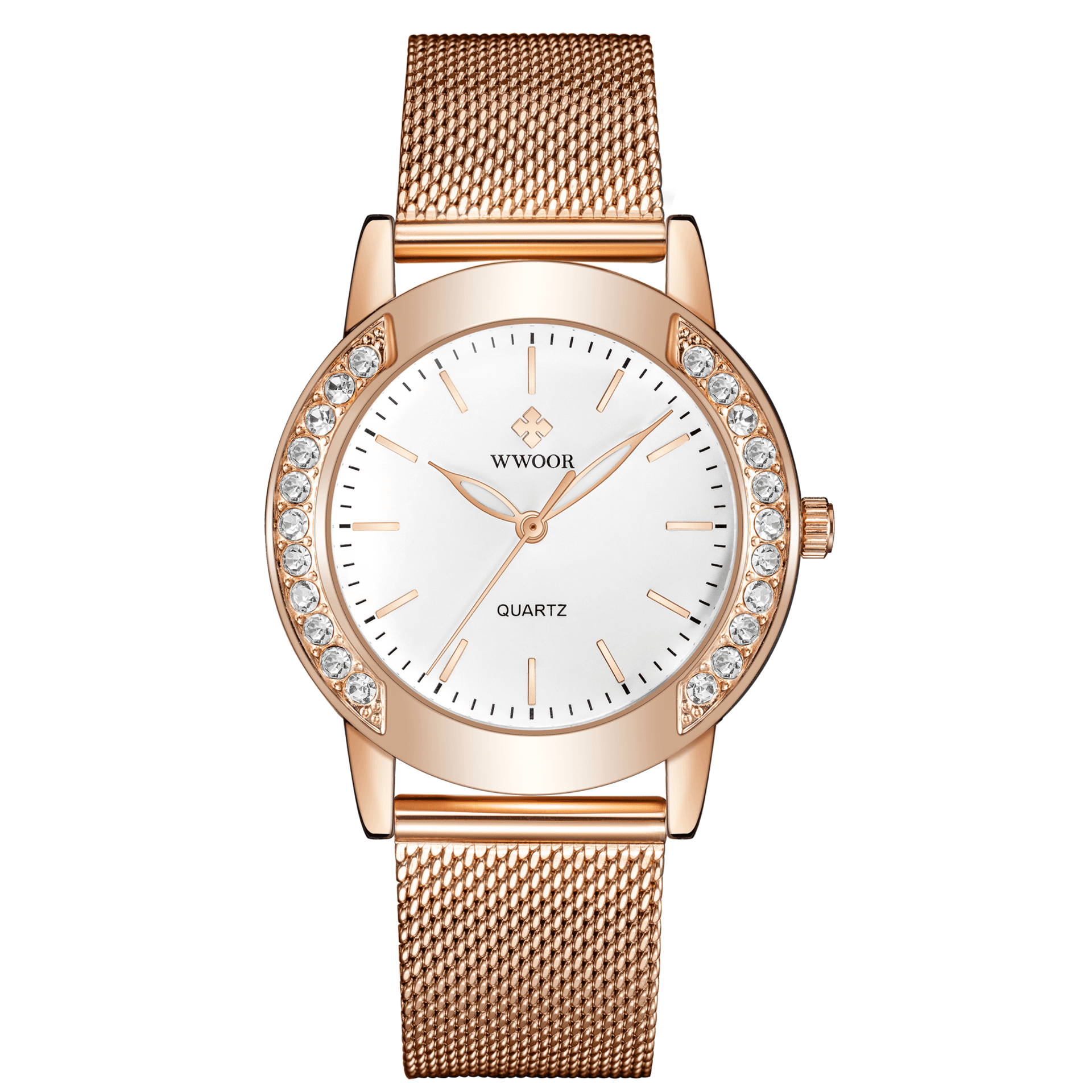 WWOOR WWOOR Cantana Rose Gold White