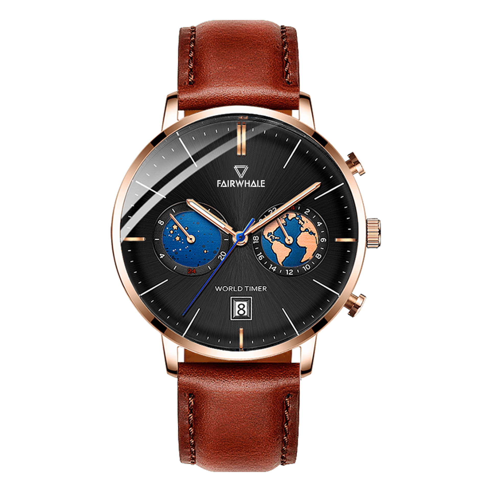 Mark Fairwhale Mark Fairwhale Apollo Black Brown Leather