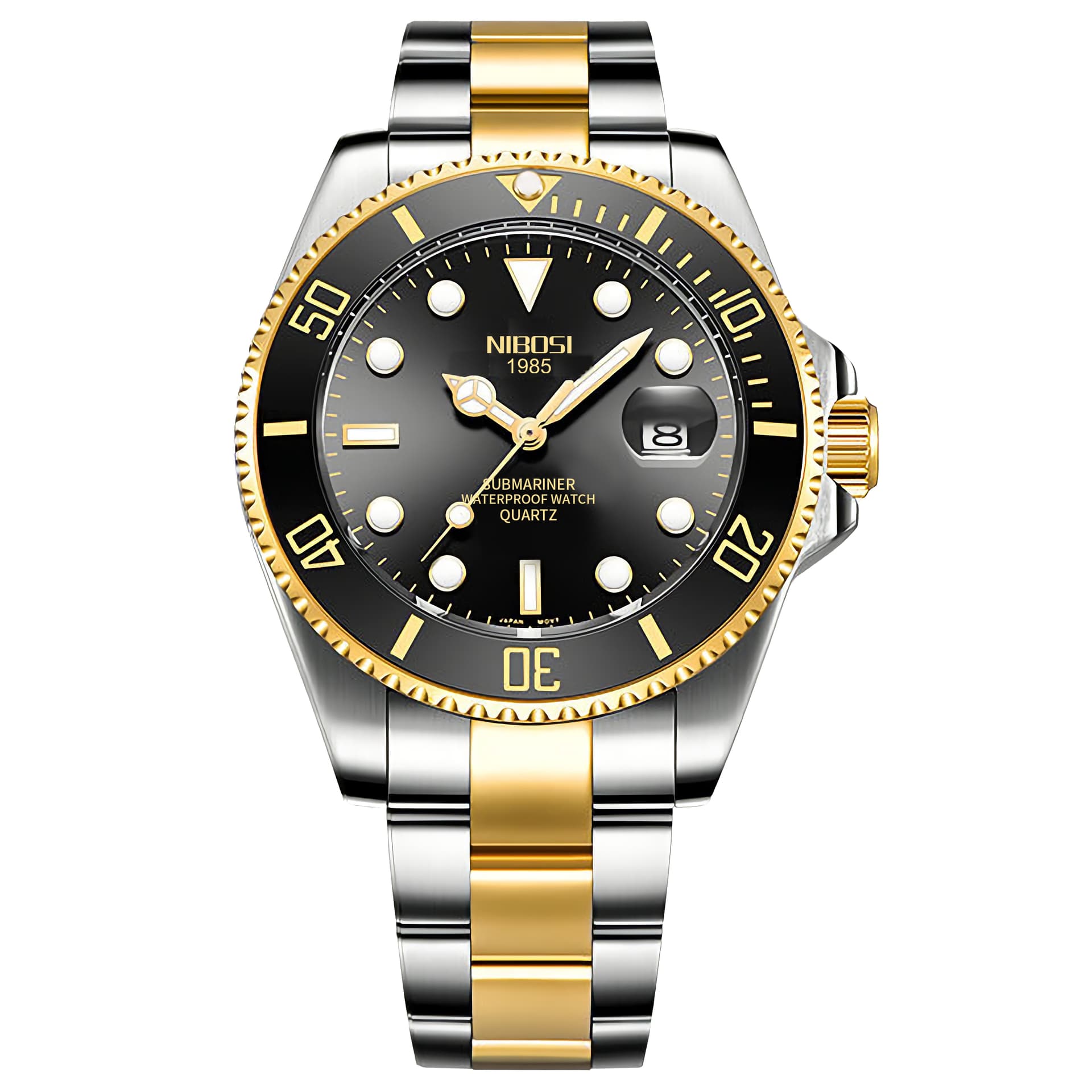 Nibosi Nibosi Nepture Steel Gold Black