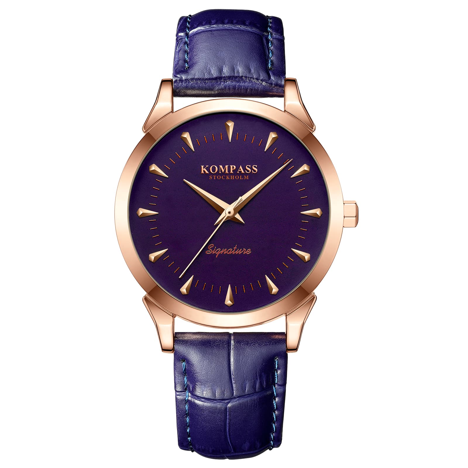 Kompass Stockholm Kompass Signature Rose Gold Blue