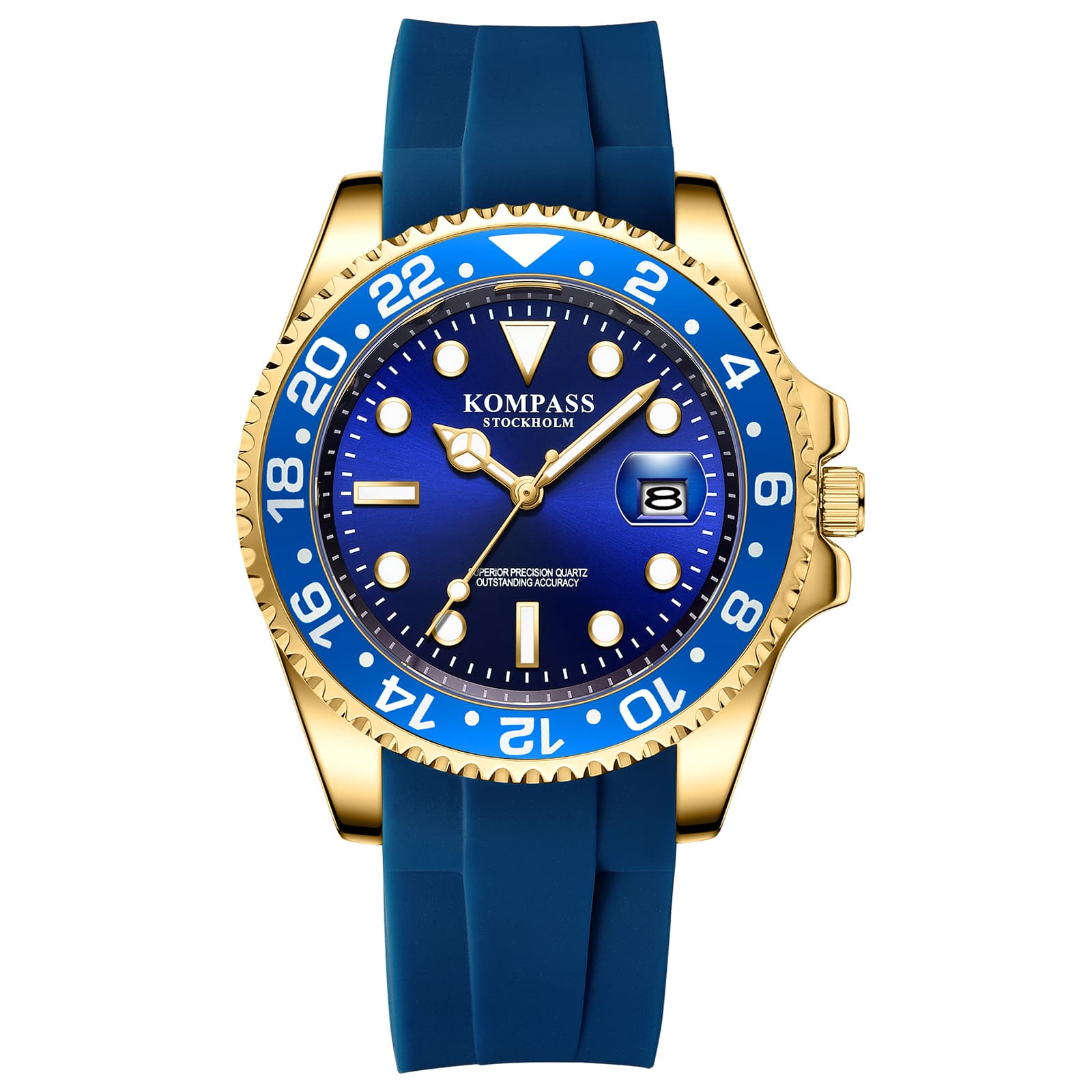 Kompass Stockholm Kompass Grand Voyager Gold Blue