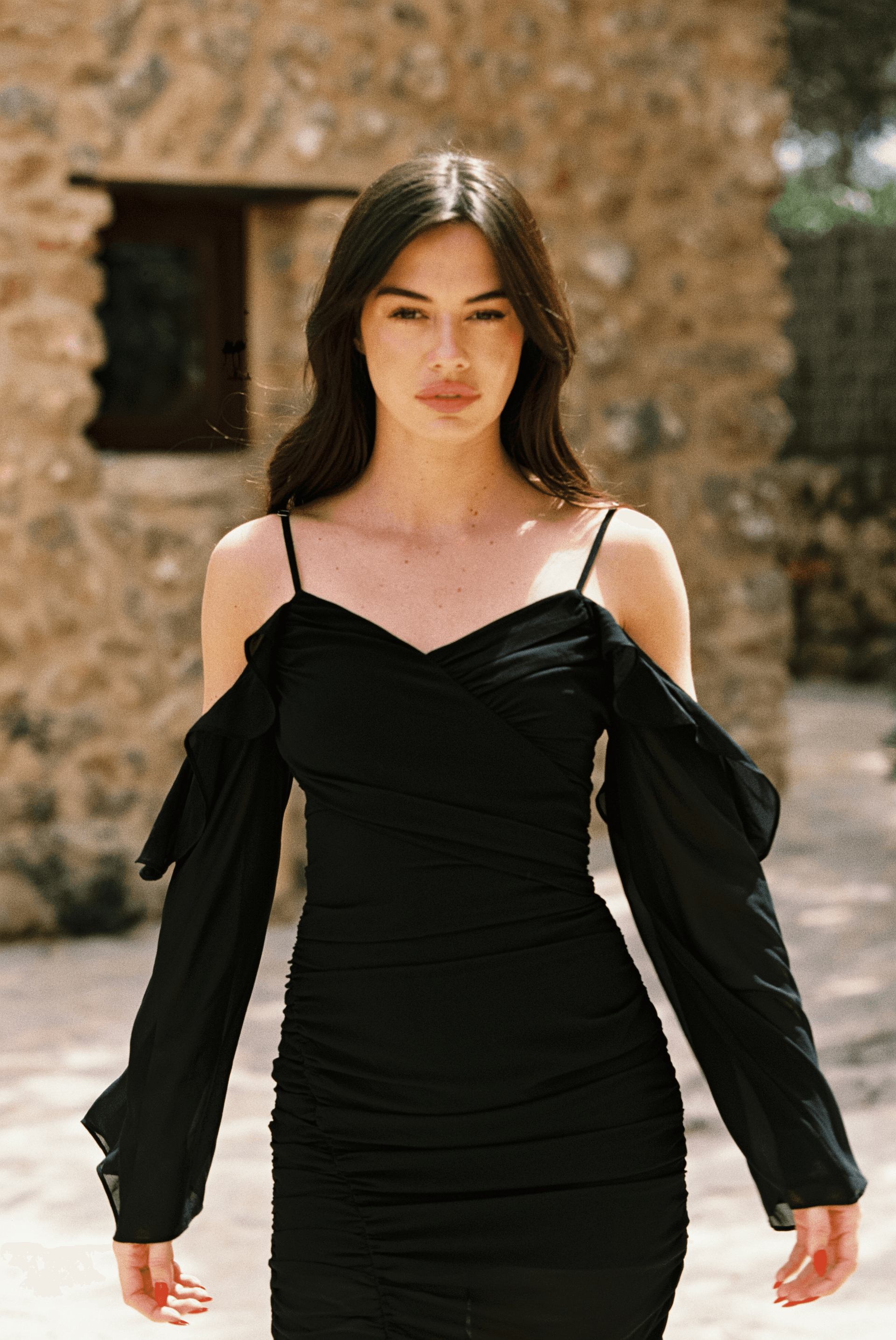 Kayani Avani Mini Dress - Midnight Noir