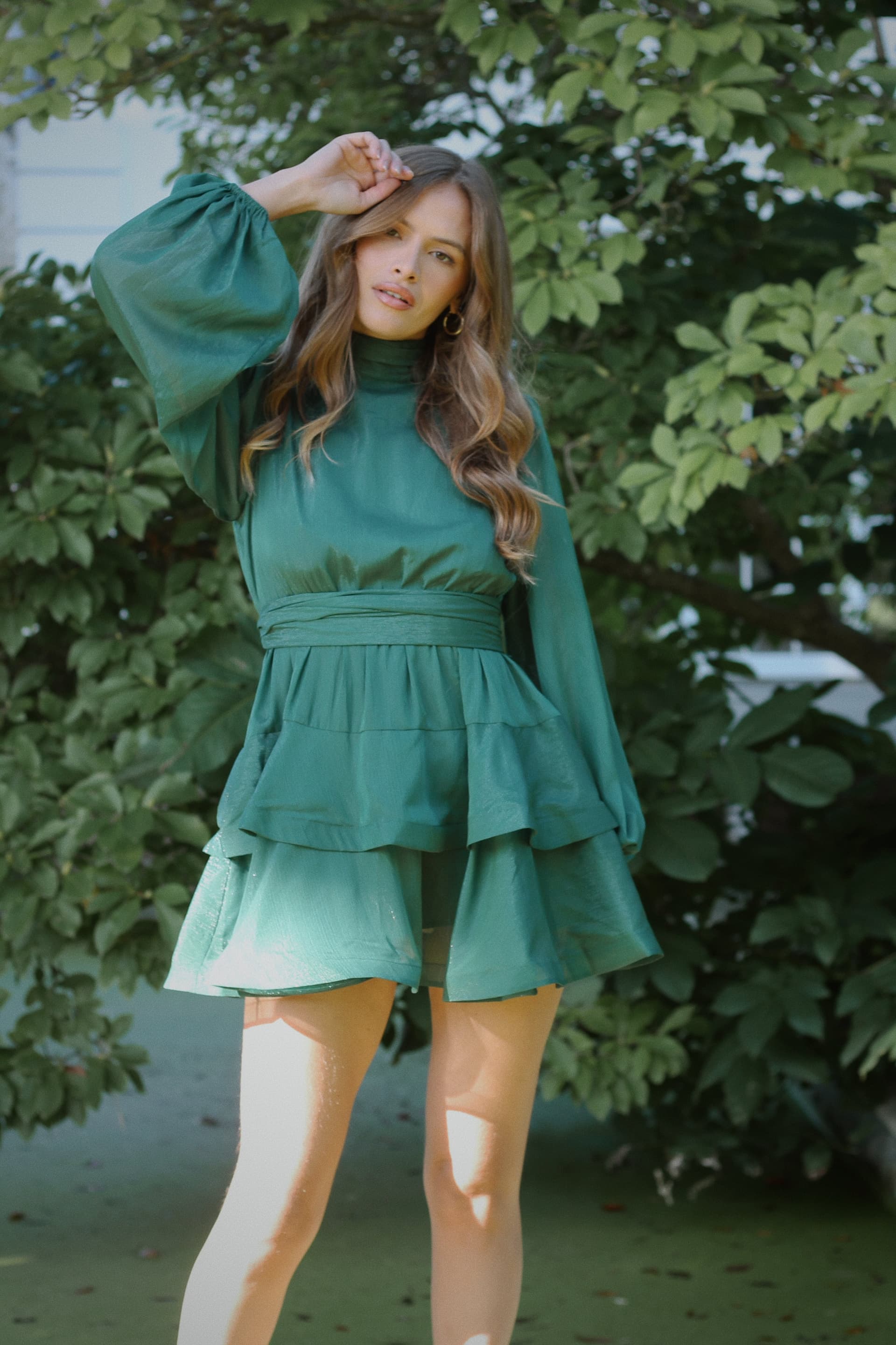 Kayani Kelly Minari Dress - Smaragd