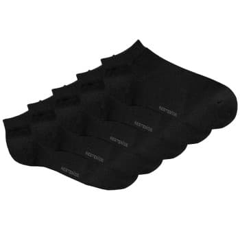 Resteröds Resteröds Strømper 5P Bamboo Ankle Socks Hvit Str 40/45