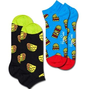 Happy Socks Happy socks Strømper 2P Foodie Low Sock Mixed bomull Str 41/46