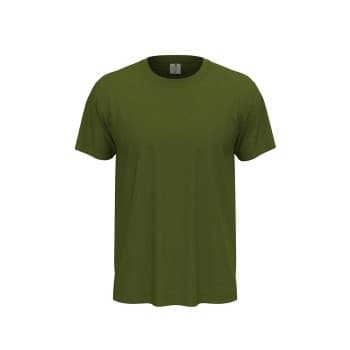 Stedman Classic Men T-shirt Militærgrønn bomull XX-Small Herre