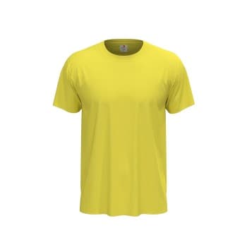 Stedman Stedman Classic Men T-shirt Gul bomull X-Small Herre