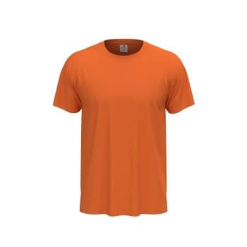 Stedman Classic Men T-shirt Oransje bomull X-Small Herre