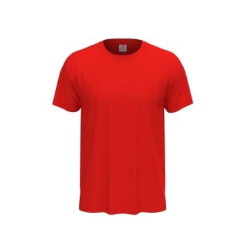 Stedman Stedman Classic Men T-shirt Rød bomull 5XL Herre