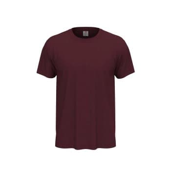 Stedman Classic Men T-shirt Mørkrød bomull XX-Small Herre