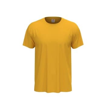 Stedman Classic Men T-shirt Sennepsgul bomull 3XL Herre