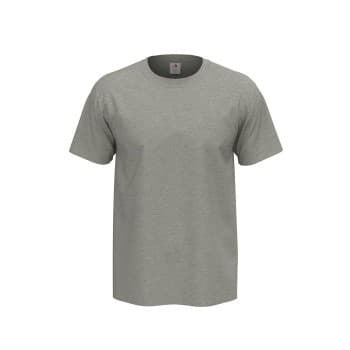 Stedman Stedman Comfort Men T-shirt Lysgrå bomull 5XL Herre